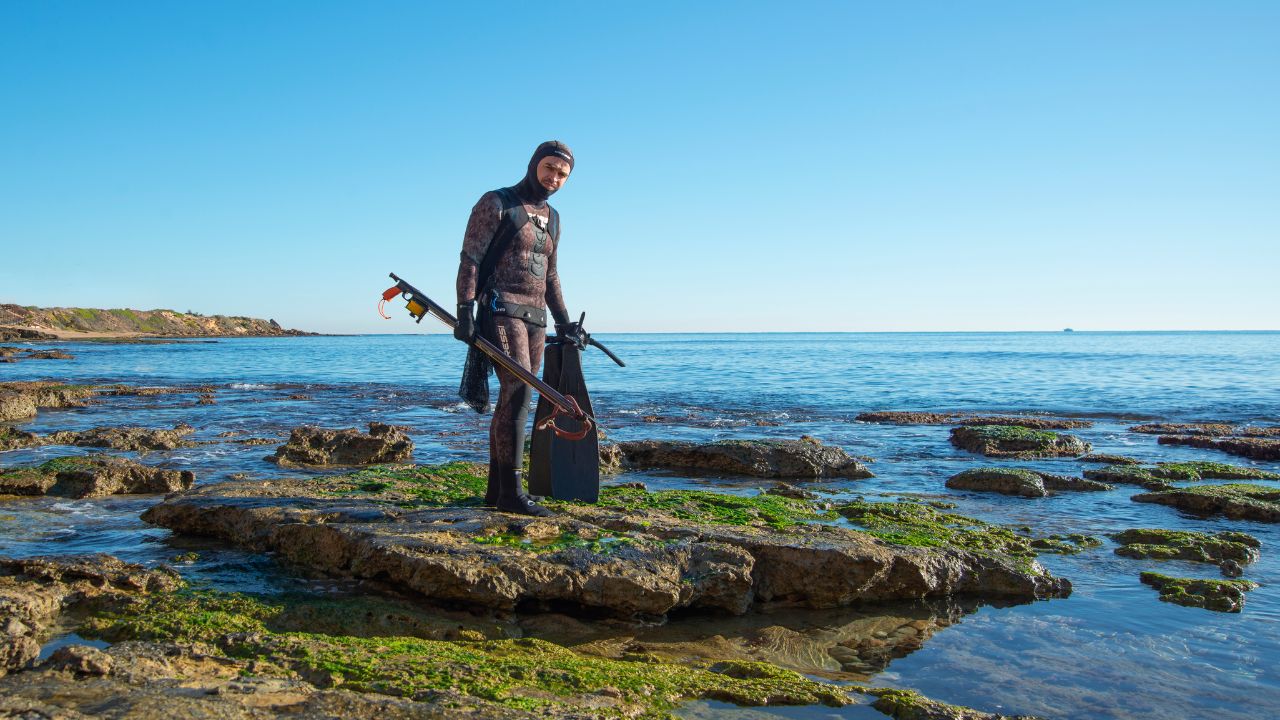 Intro to spearfishing session in Plymouth