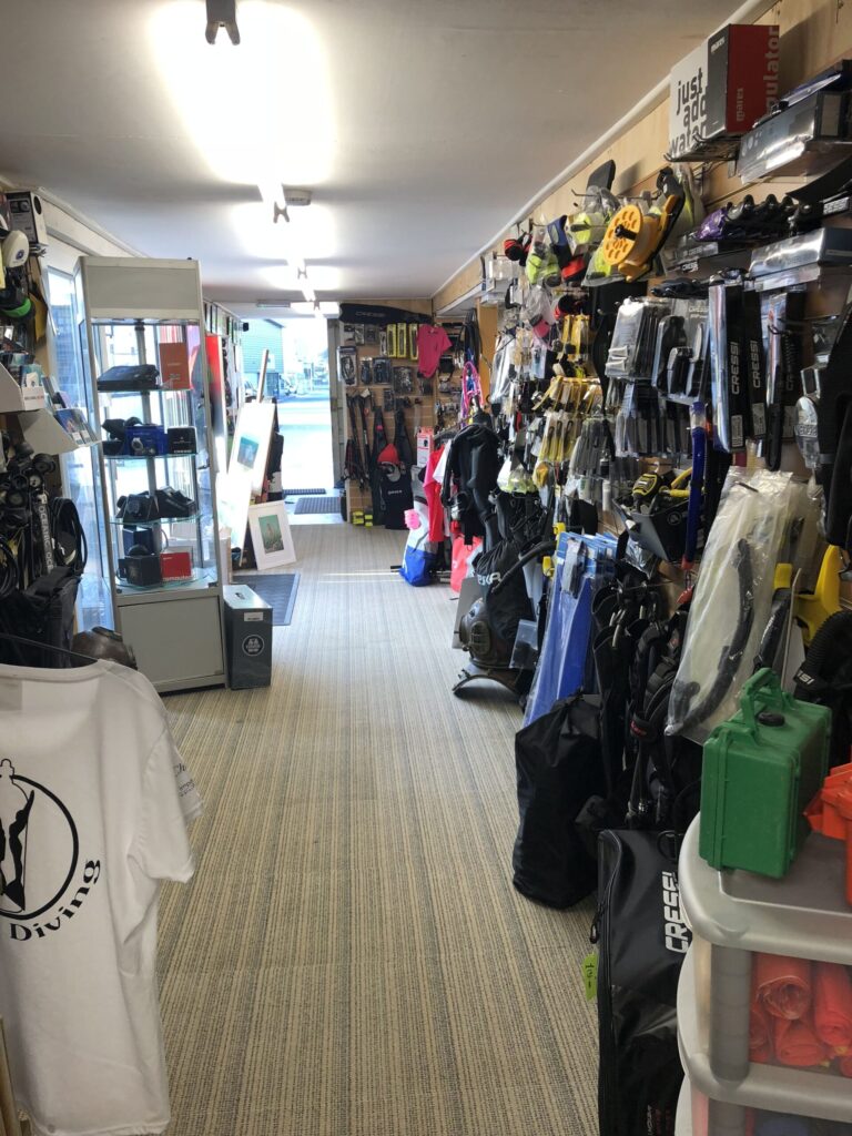 Diving Shop, Kit Rental and Gas Fills Sound Diving Plymouth